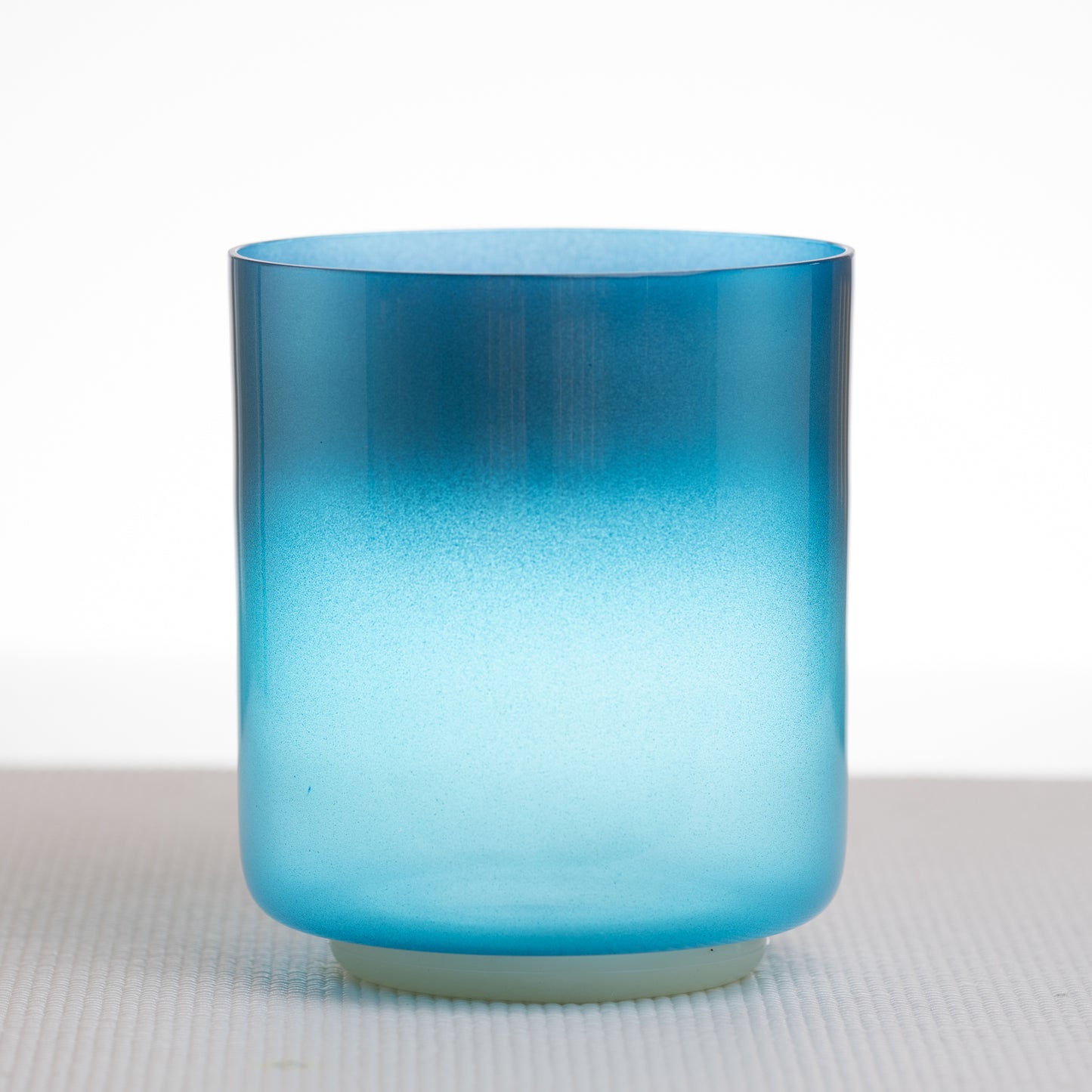 6.25" E+20 Blue Fluorite Color Crystal Singing Bowl, Sacred Singing Bowls