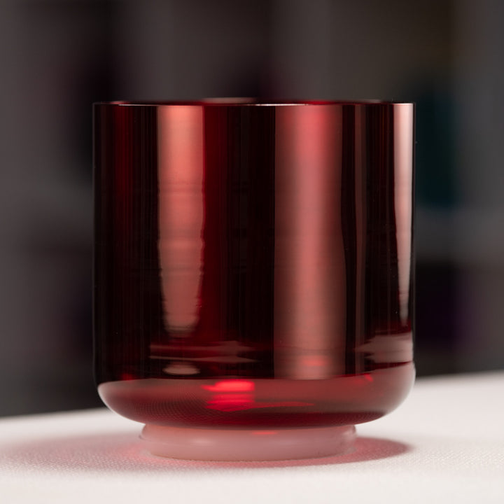 6.5" F#-43 Ruby Ray Crystal Singing Bowl