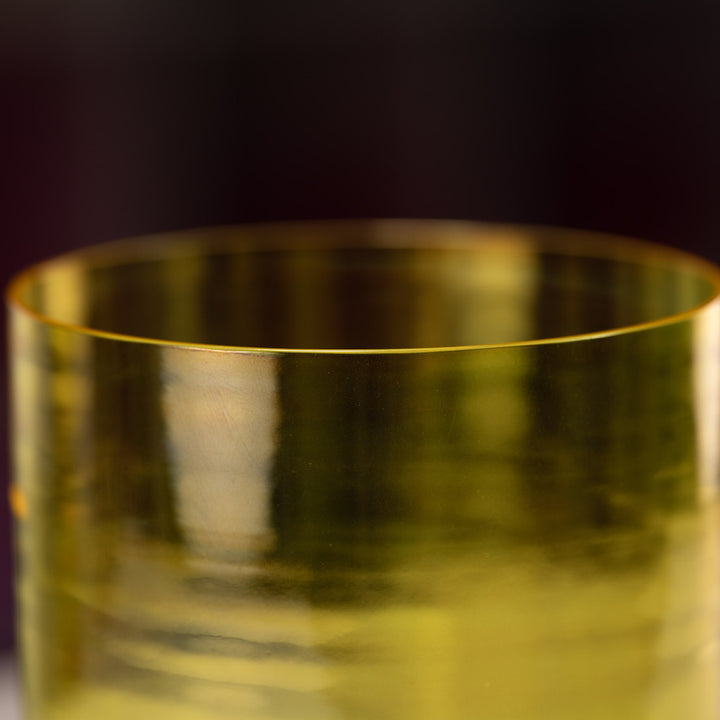 6.5" D+46 Radiant Sun Crystal Singing Bowl