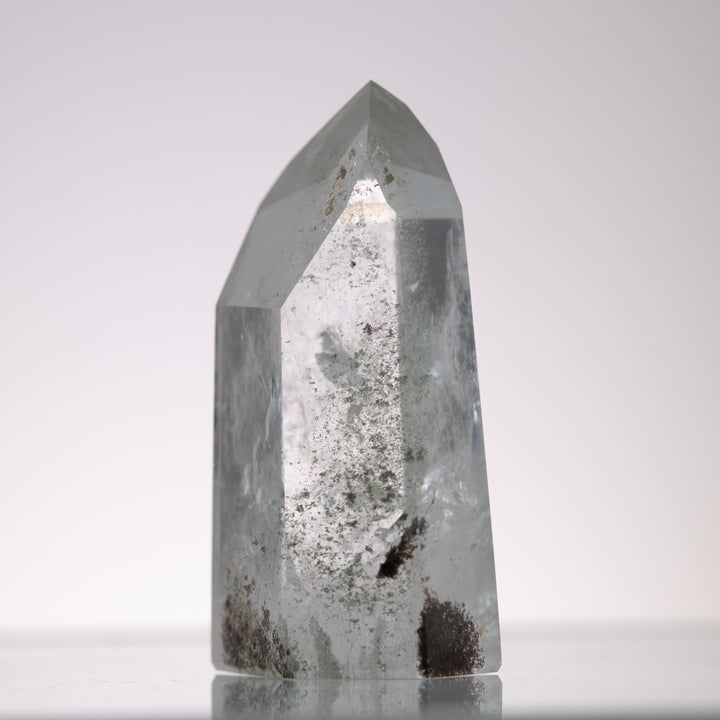 Clear Quartz Tower with Chlorite inclusions