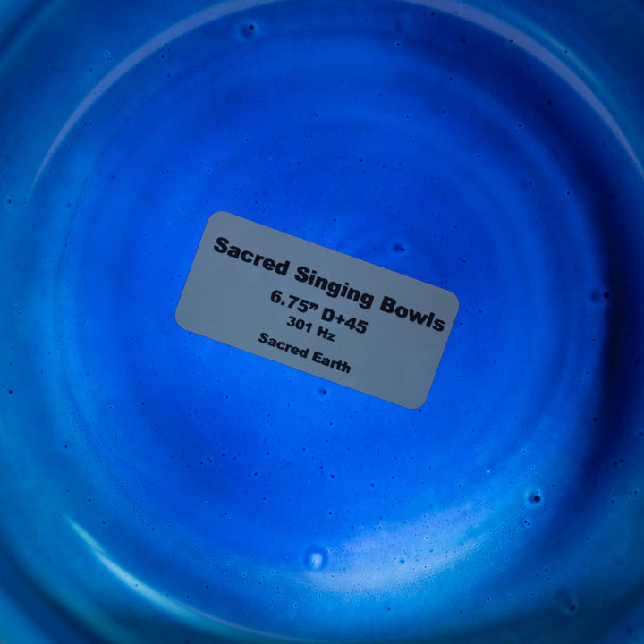 6.75" D+45 Sacred Earth Crystal Singing Bowl