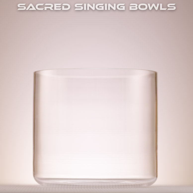 Harmonic Crystal Singing Bowl Pair: Ultra Light & Clear Quartz, Sacred Singing Bowls
