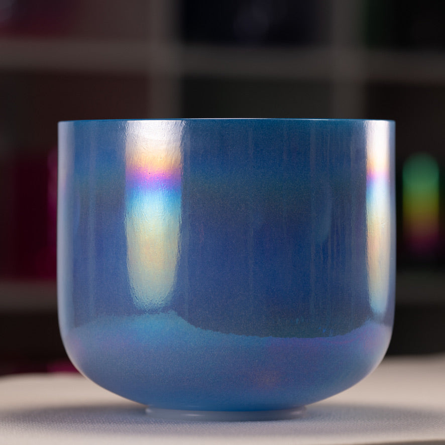 9" F-31 Father Sky Celestial Frosted Singing Bowl