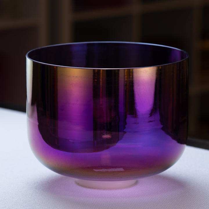 11" F#+44 Amethyst Activation Crystal Singing Bowl