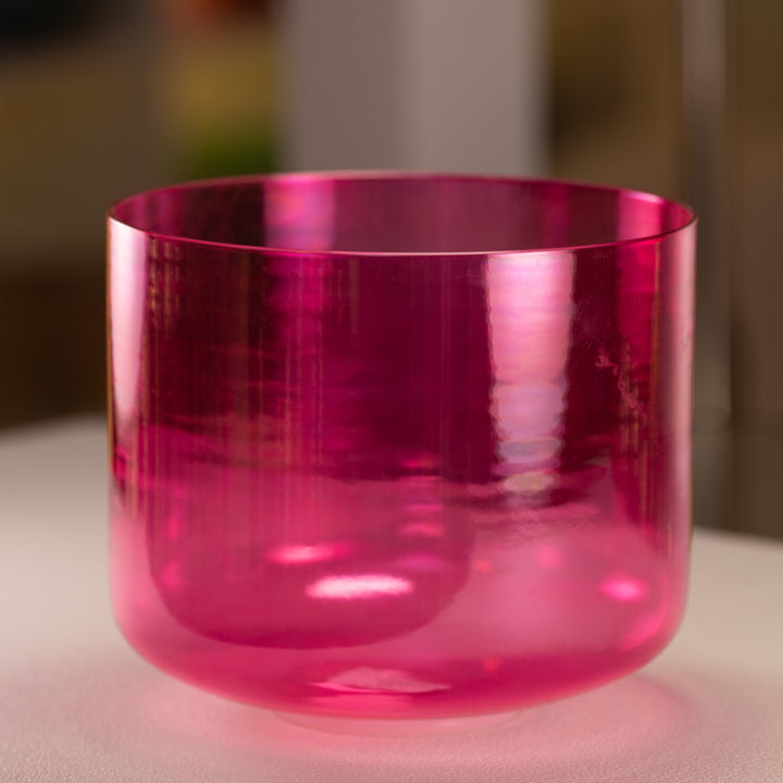 10" E+24 Pink Lotus Crystal Singing Bowl