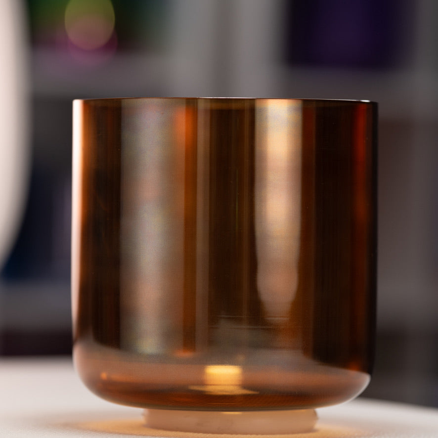 7.5" C#-16 Sacred Ground Crystal Singing Bowl