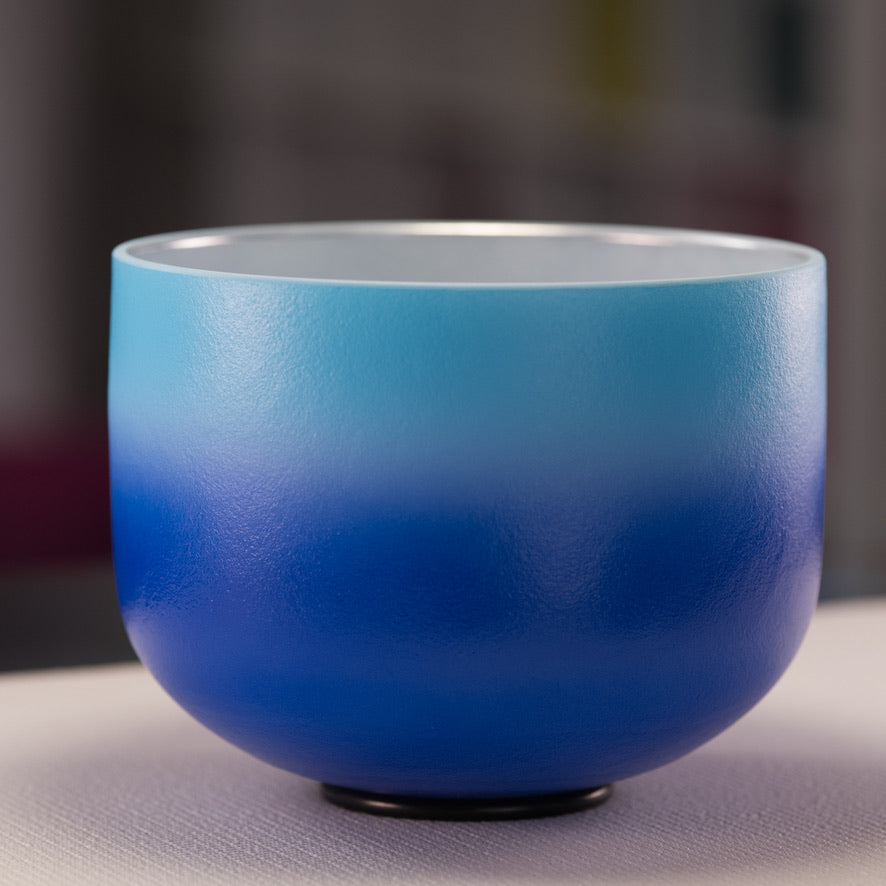 10" A-35 Frosted Father Sky Crystal Singing Bowl