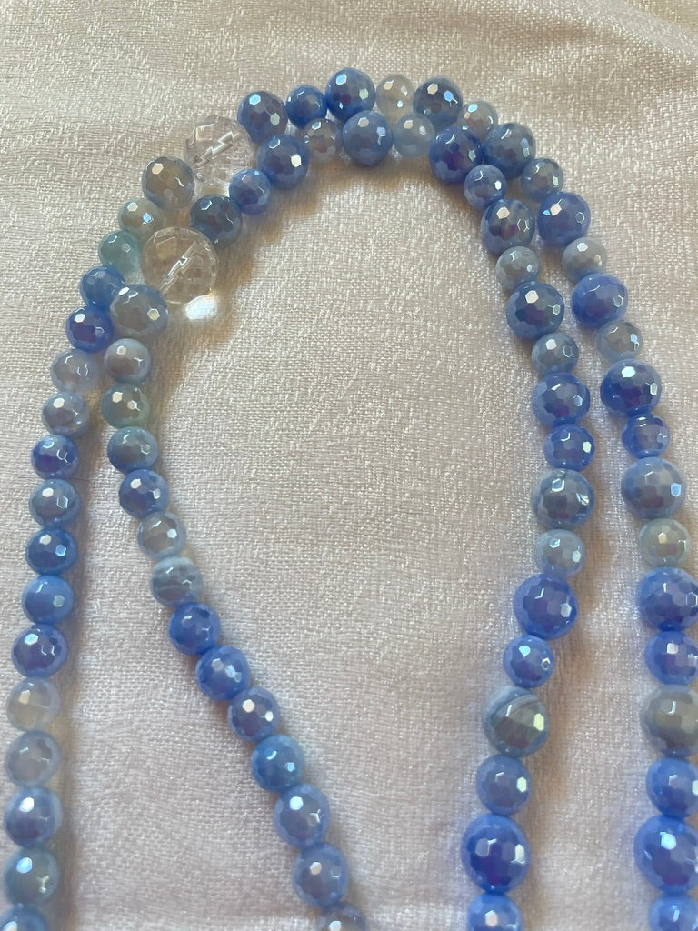 Light Blue Agate Mala