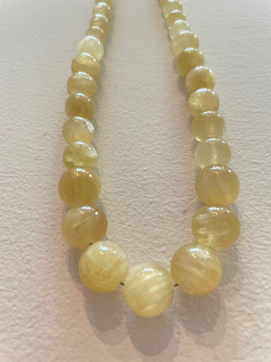 Yellow Calcite Necklace