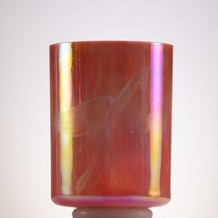 7" E-35 Rhodochrosite & Platinum Tall, Crystal Tones™