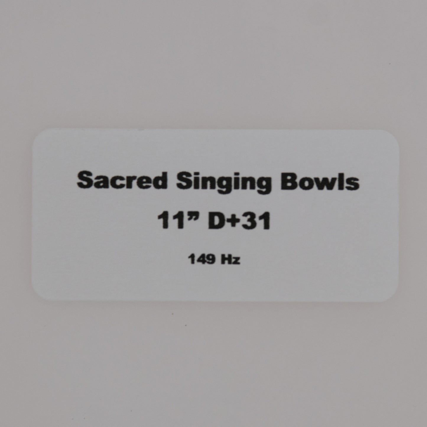 11" D+31 White Light Quartz Crystal Singing Bowl, Sacred Singing Bowls