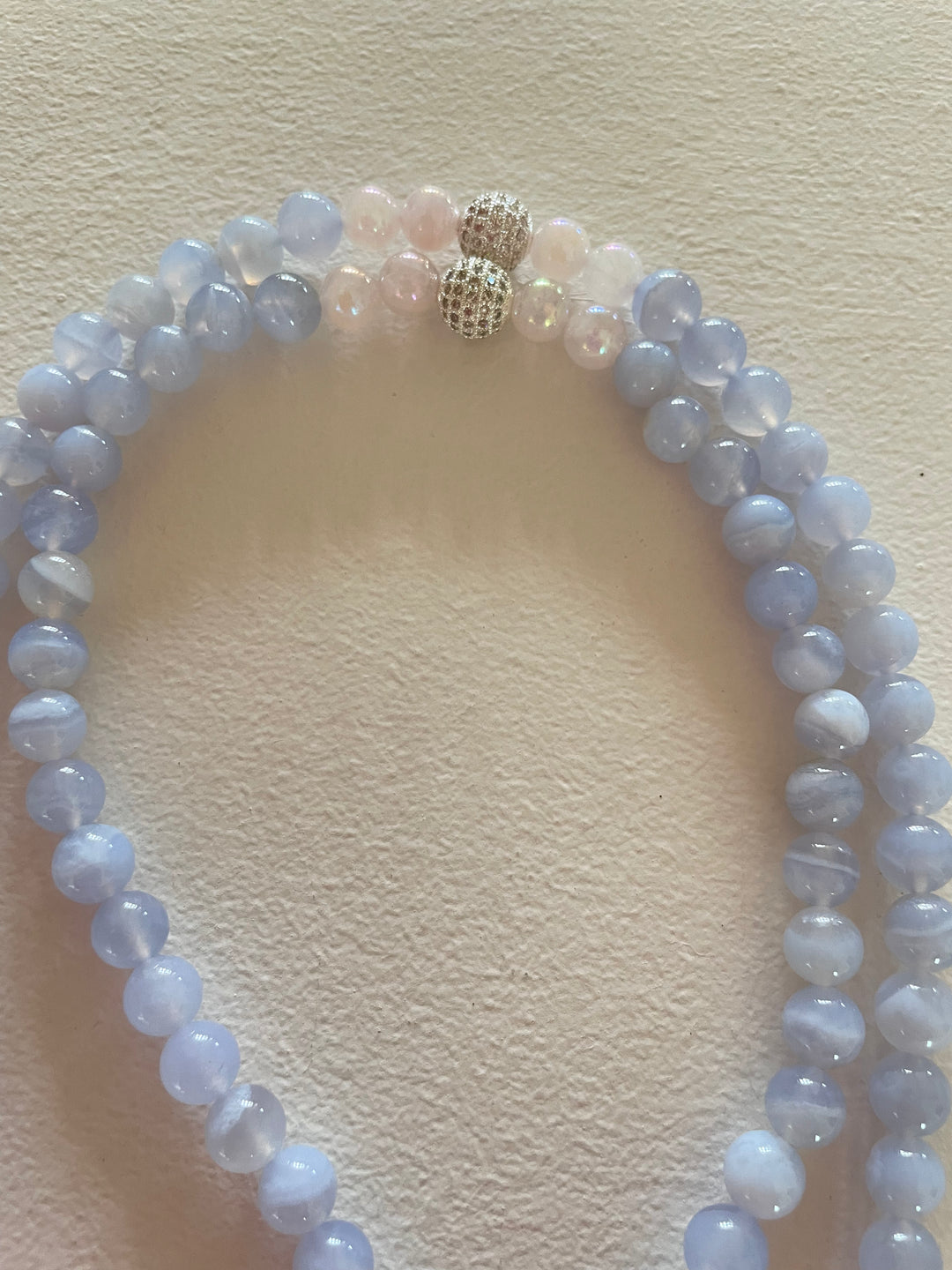 Blue Lace Agate Mala