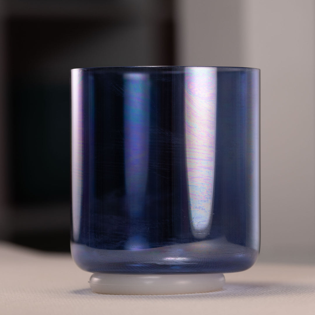 6" A#+14 Indigo Child Crystal Singing Bowl