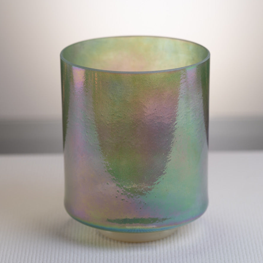 8" C-45 Chrysoprase Platinum Crystal Singing Bowl, Crystal Tones™