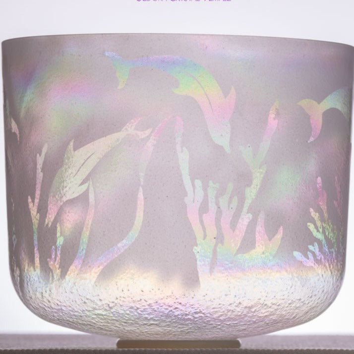 Sea Goddess Harmonic Crystal Singing Bowl Pair