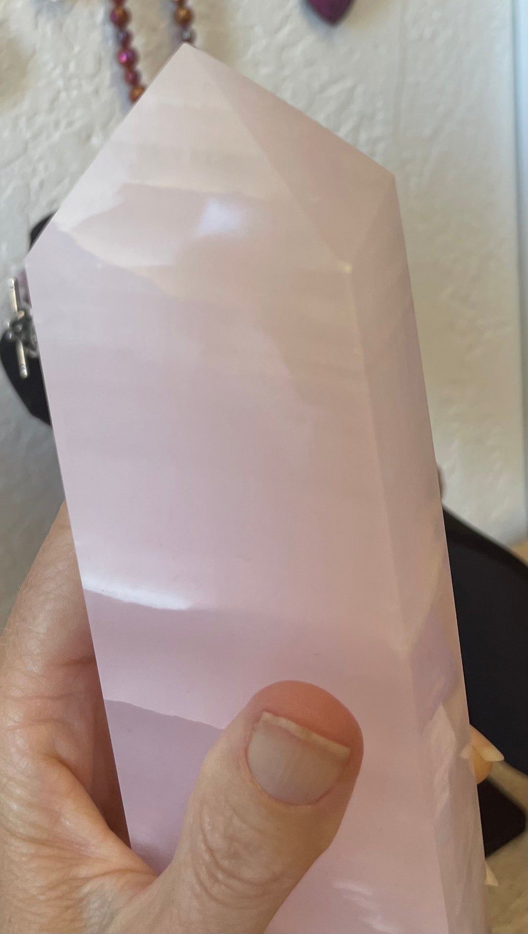Light Pink Calcite Tower