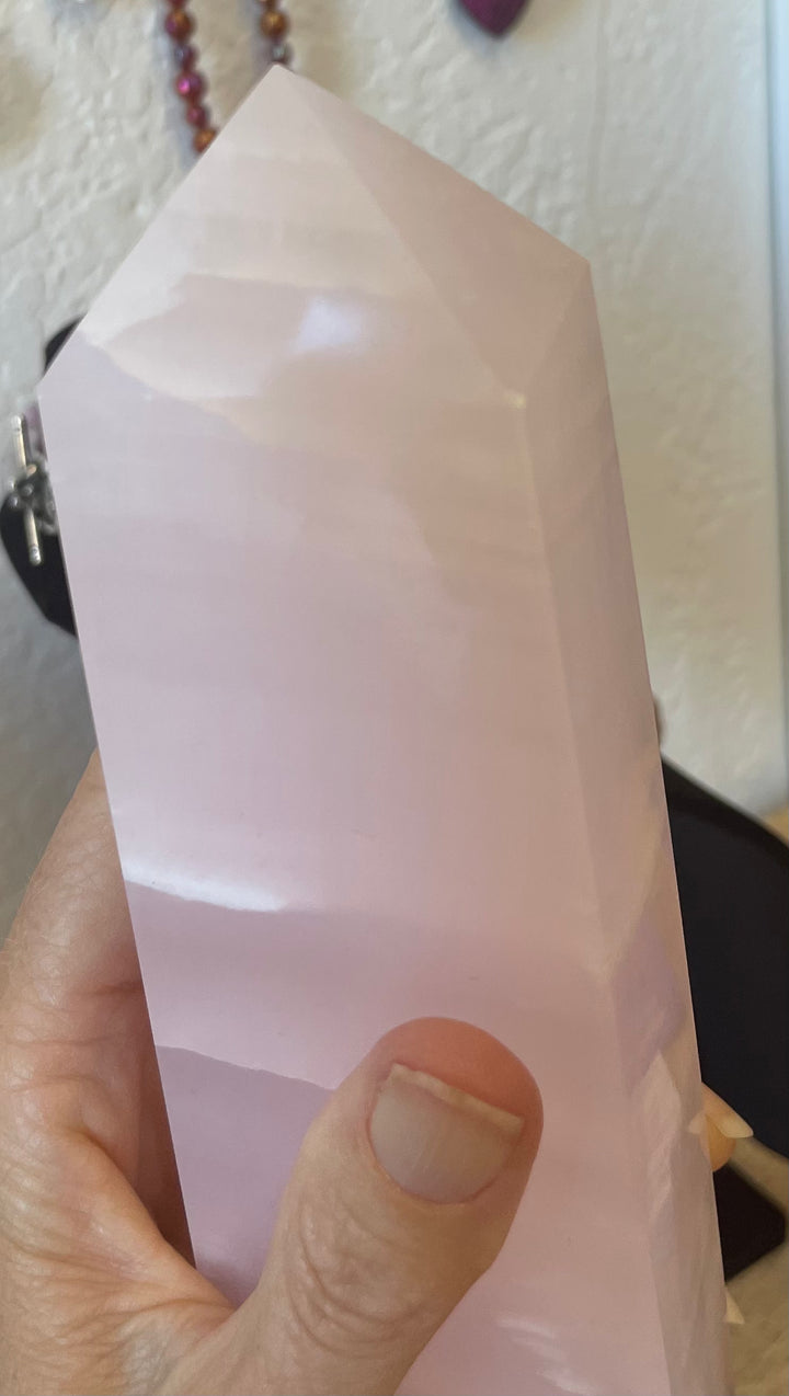 Light Pink Calcite Tower
