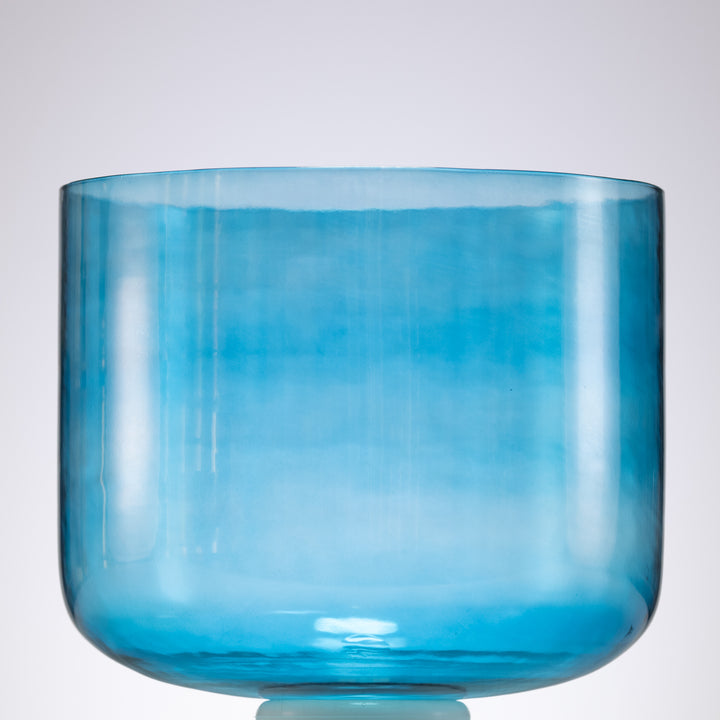 11.75" B+38 Caribbean Blue Crystal Singing Bowl