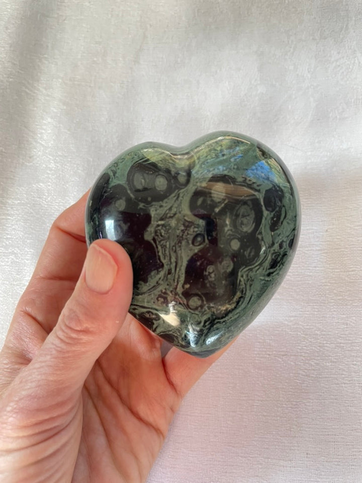 Kambaba Jasper Heart