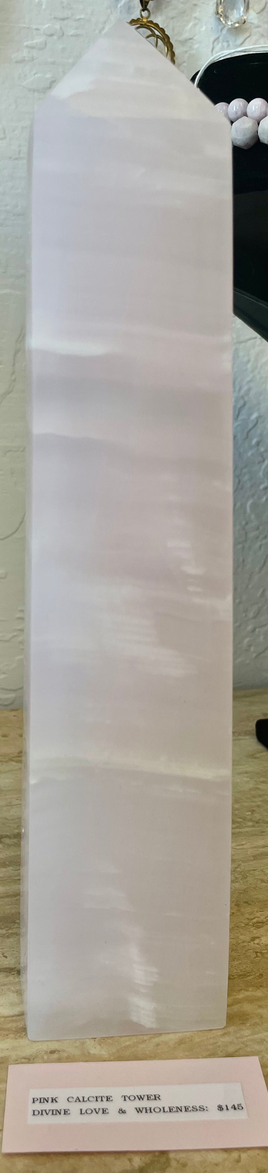 Light Pink Calcite Tower