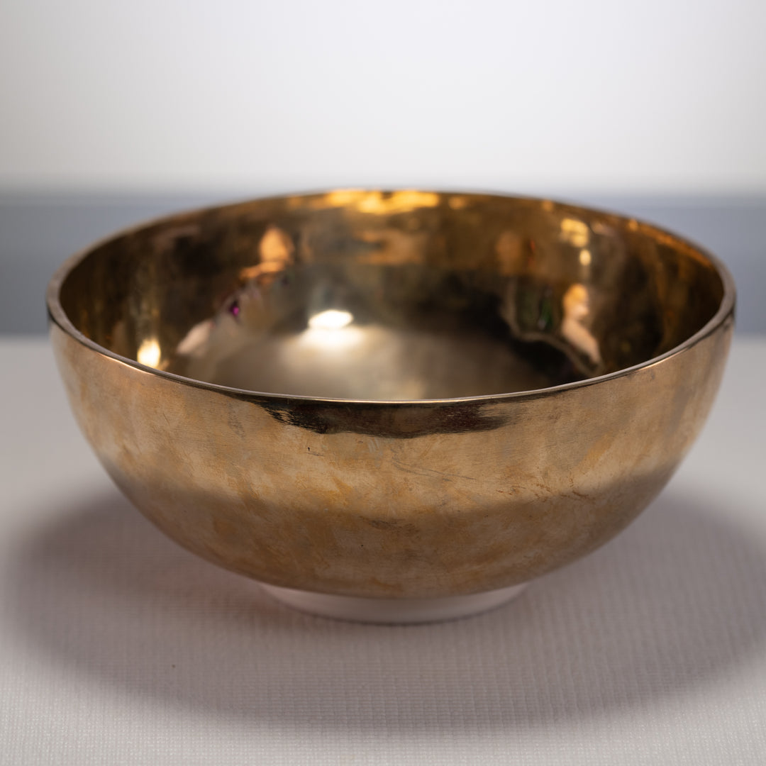 Crown chakra metal bowl