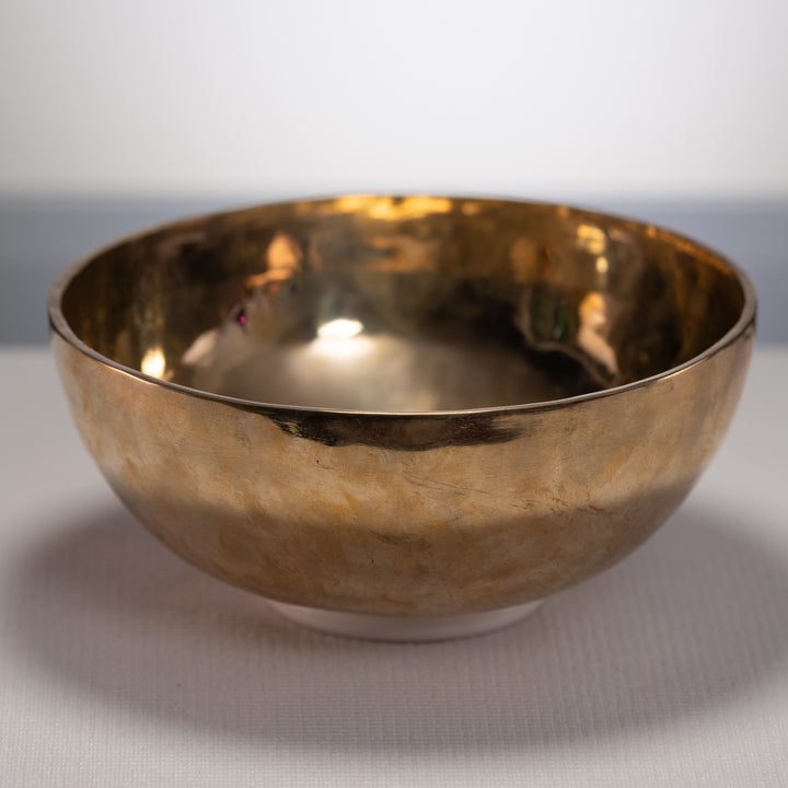Crown chakra metal bowl