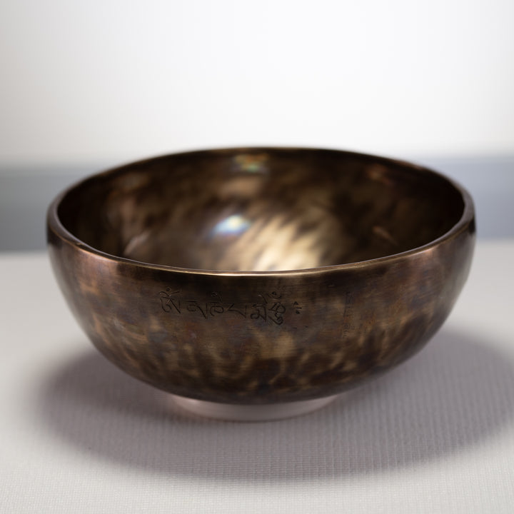10.5" C#+48 Full Moon Himalayan Singing Bowl from Sacred Singing Bowls™