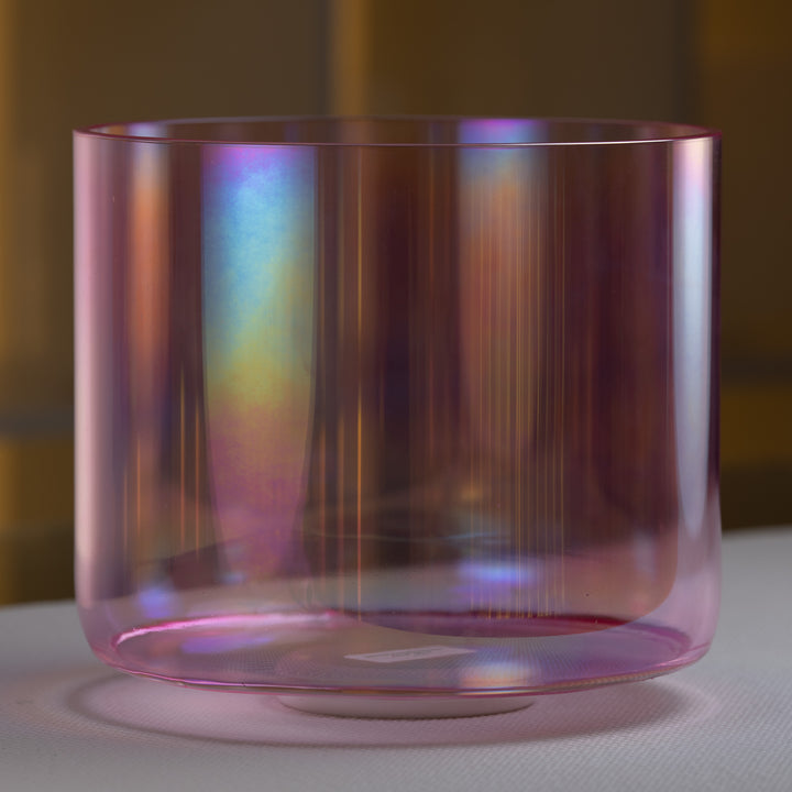 10.5" D#+8 Solar Violet Crystal Symphony Bowl, Perfect Pitch from Bowls of Sound