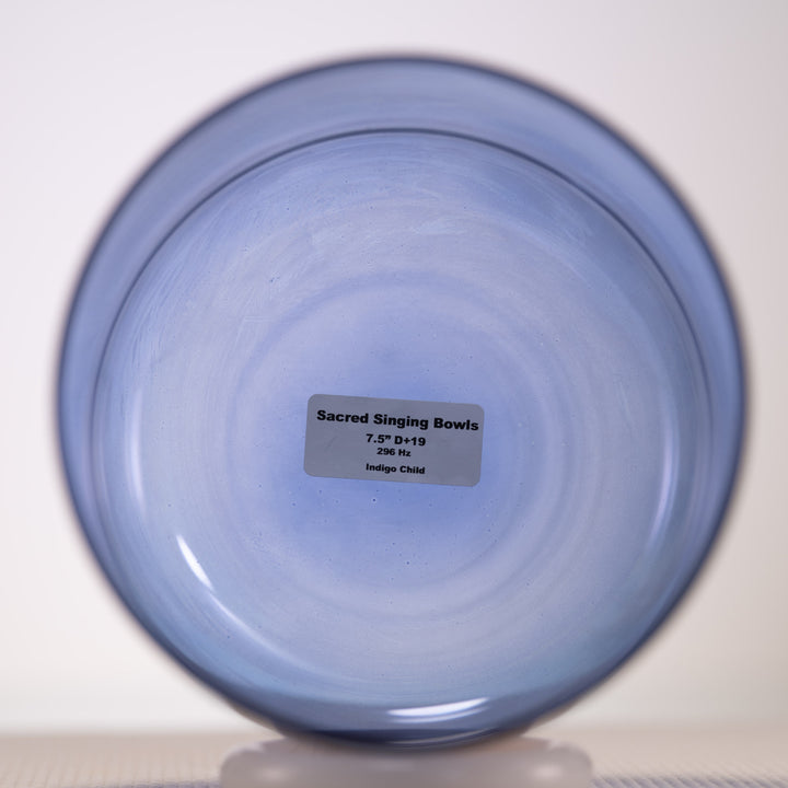 7.5" D+19 Indigo Child Crystal Singing Bowl