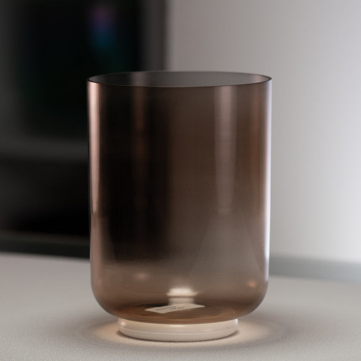 6.5" E-30 Sacred Ground Crystal Singing Bowl, Tall