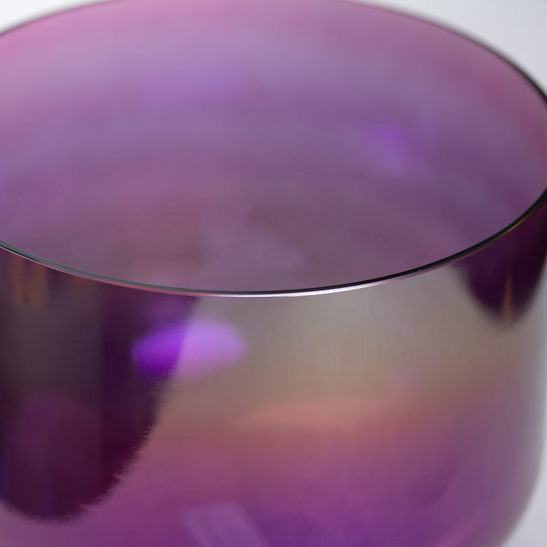 10" A-32 Amethyst & Prismatic Singing Bowl