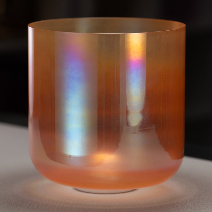 10" A#-10 Sunset Serenade Crystal Singing Bowl from Bowls of Sound