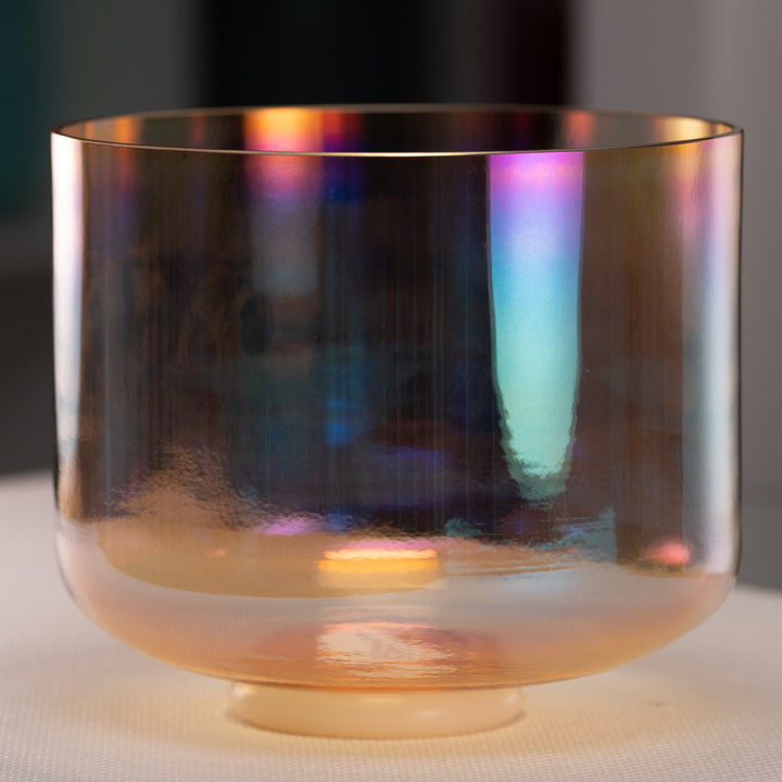 10" A#+12 Summer Sun Crystal Singing Bowl from Sacred Singing Bowls™