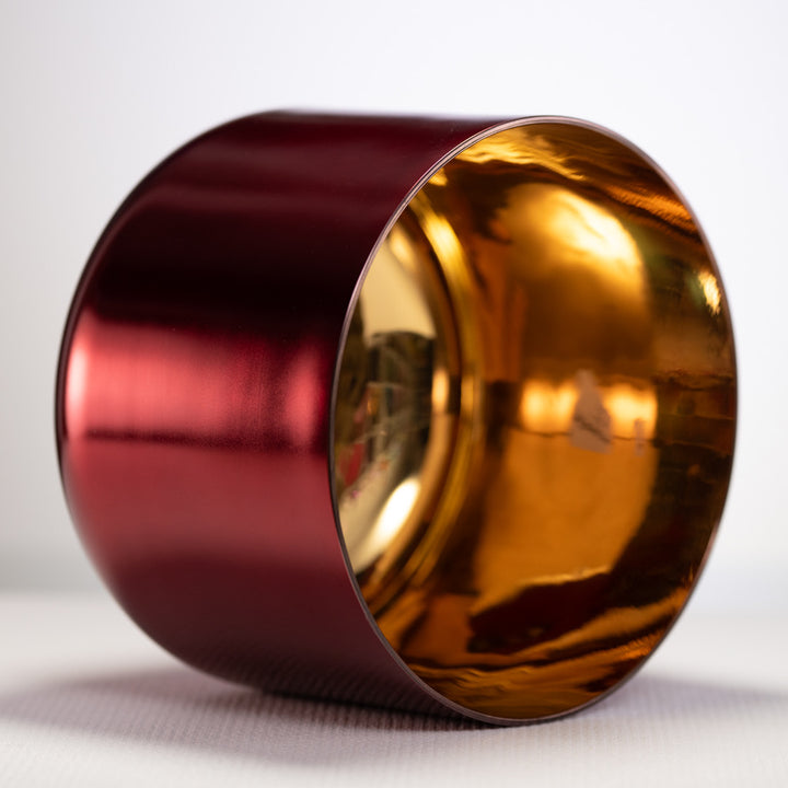 Gold and red crystal singing bowl from Bowls of Sound