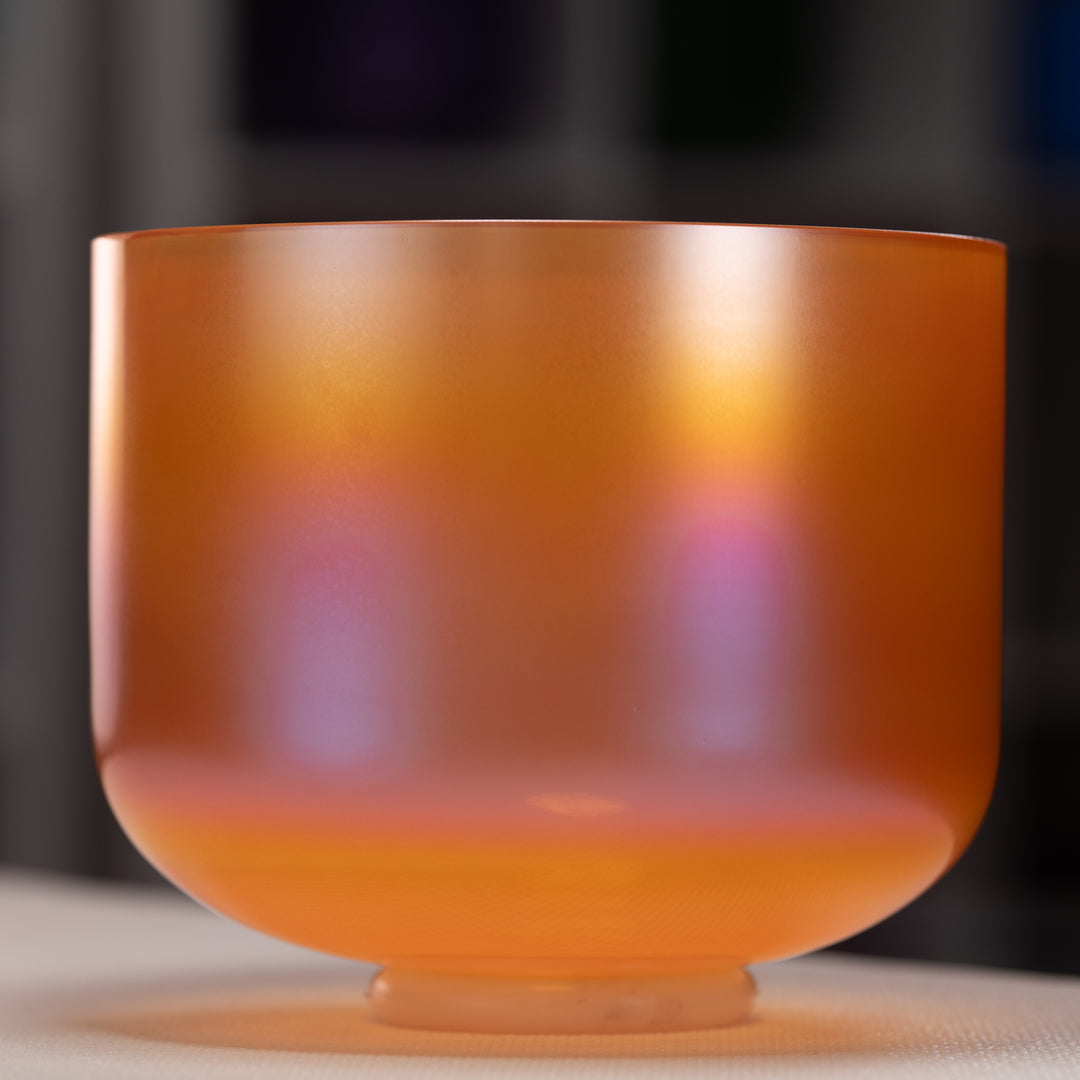 A note singing bowl for sound healing