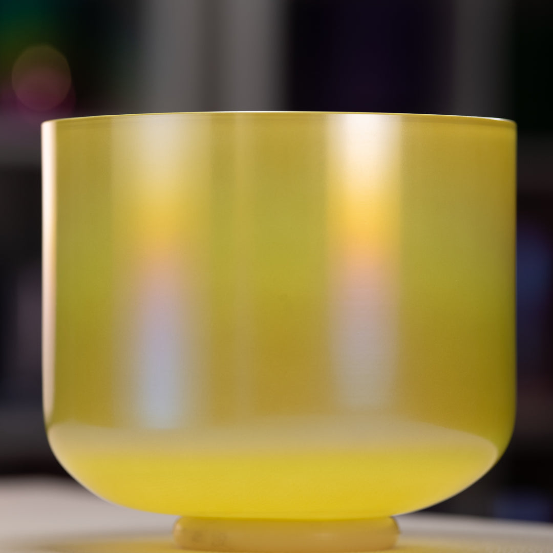 10" B-15 Radiant Sun Crystal Singing Bowl from Bowls of Sound