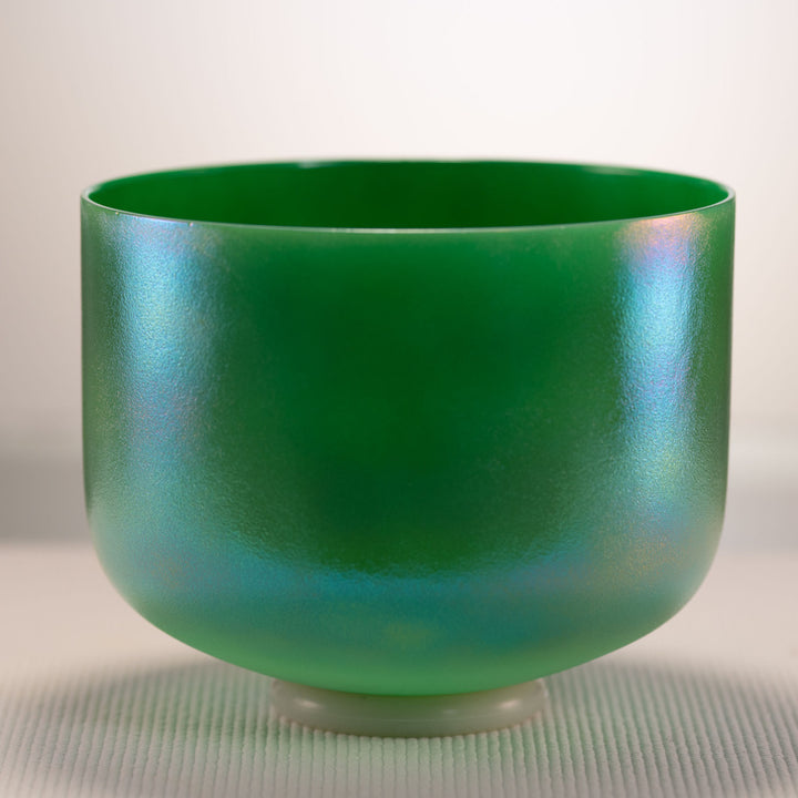 Frosted singing bowls for sound healing