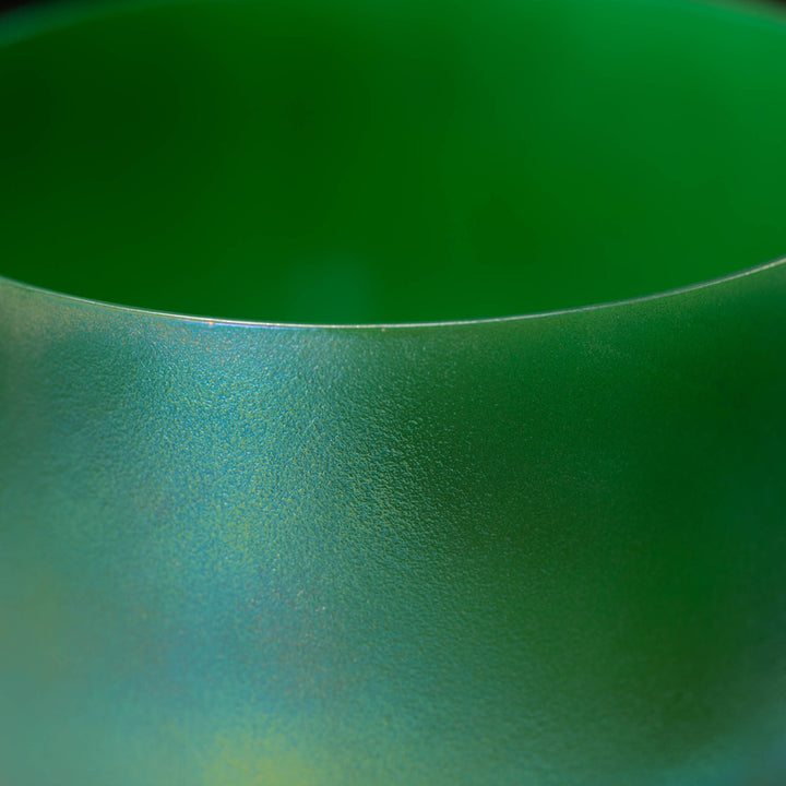 Singing bowl close up