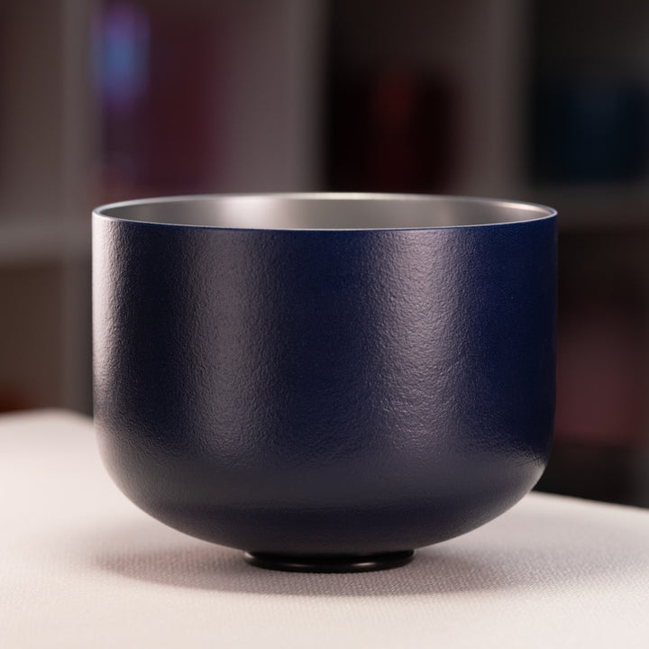 10" C+6 Frosted Night Sky Crystal Singing Bowl from Bowls of Sound