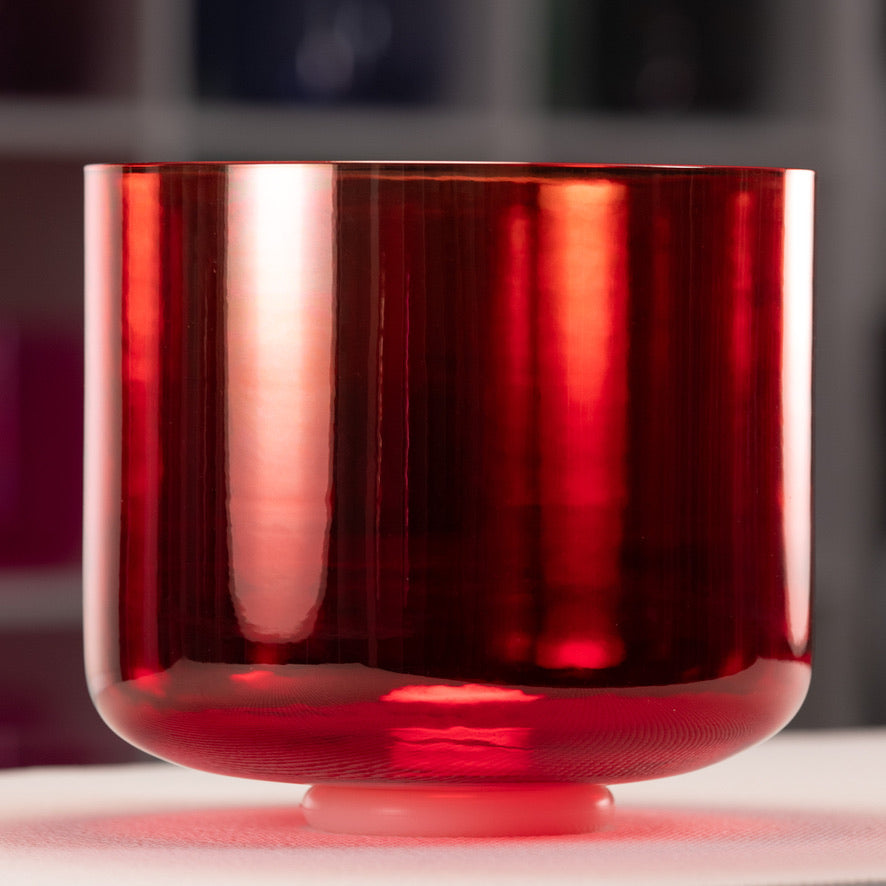 10" D#+16 Sacred Fire Crystal Singing Bowl from Bowls of Sound