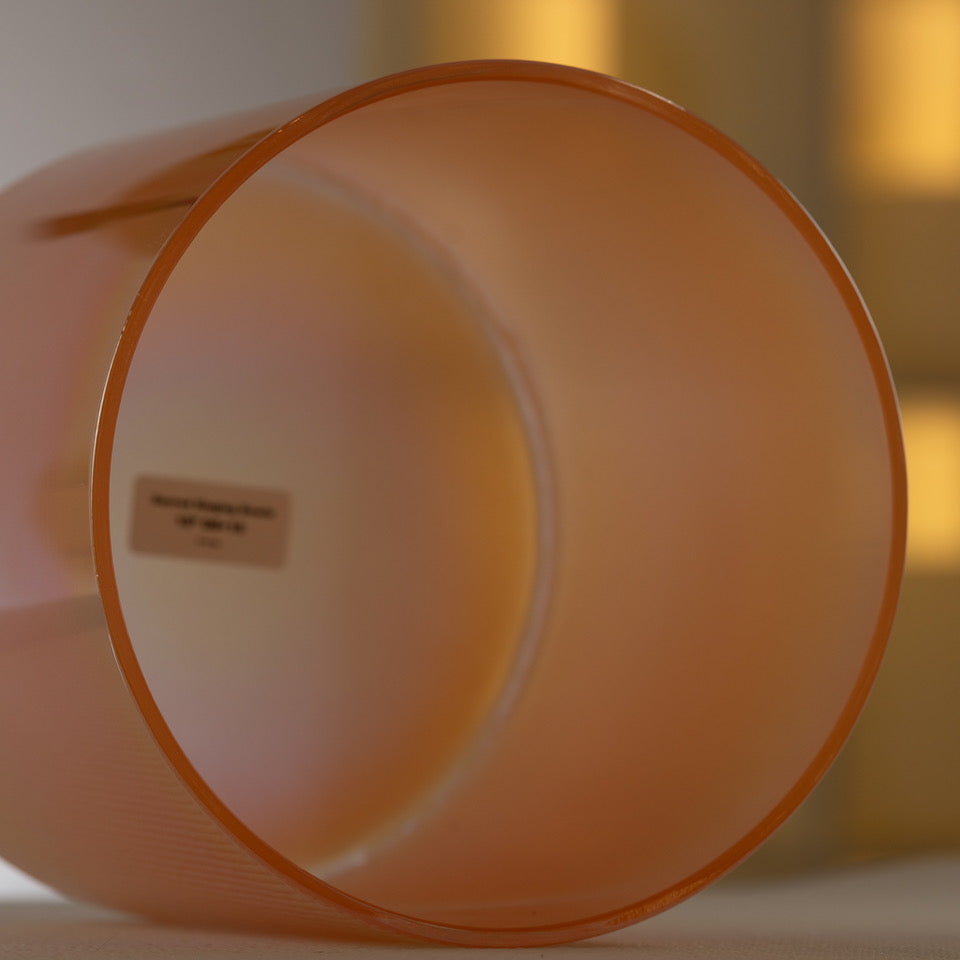Orange sacral chakra singing bowl