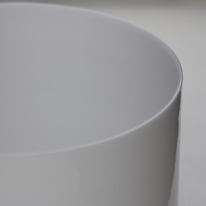 White Light Quartz Bowl Close up 