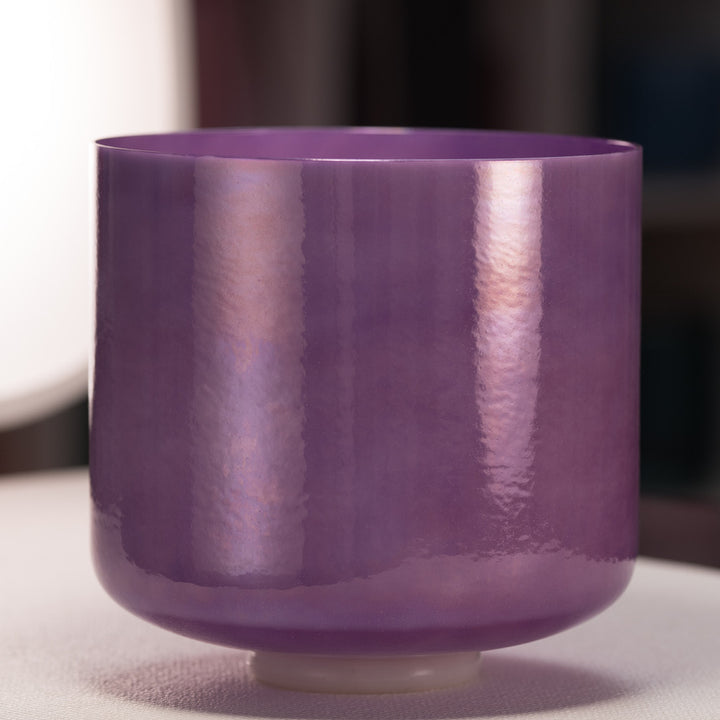 10" D#+39 Lilac Blossom Crystal Singing Bowl from Sacred Singing Bowls™