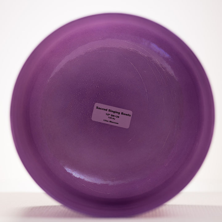 Lilac Blossom Crystal Singing Bowl