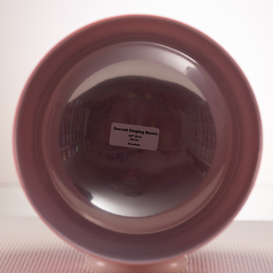 Sacred Singing Bowls™ logo with bowl specifications