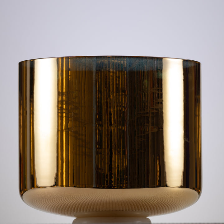 10" E-8 24k Gold & Crystal Singing Bowl, Perfect Pitch from Sacred Singing Bowls™