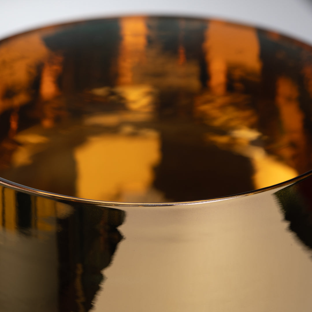 Singing bowl close up