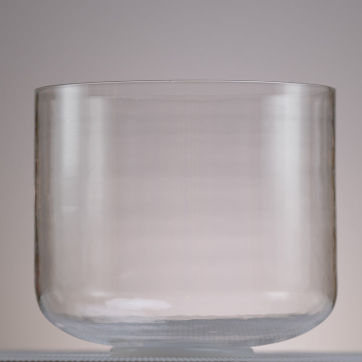 Clear Quartz Crystal Bowl: E note
