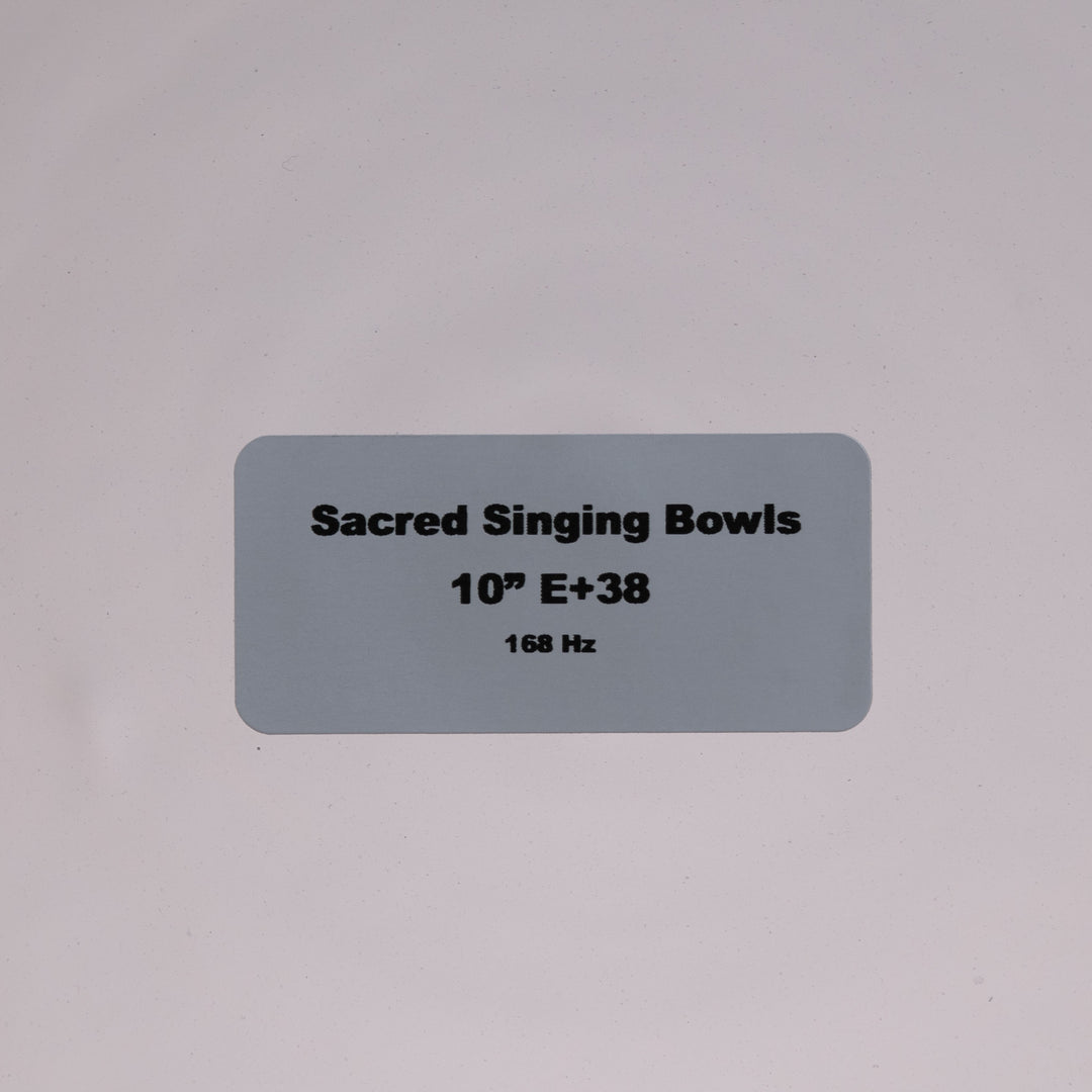 Sacred Singing Bowls: Product label