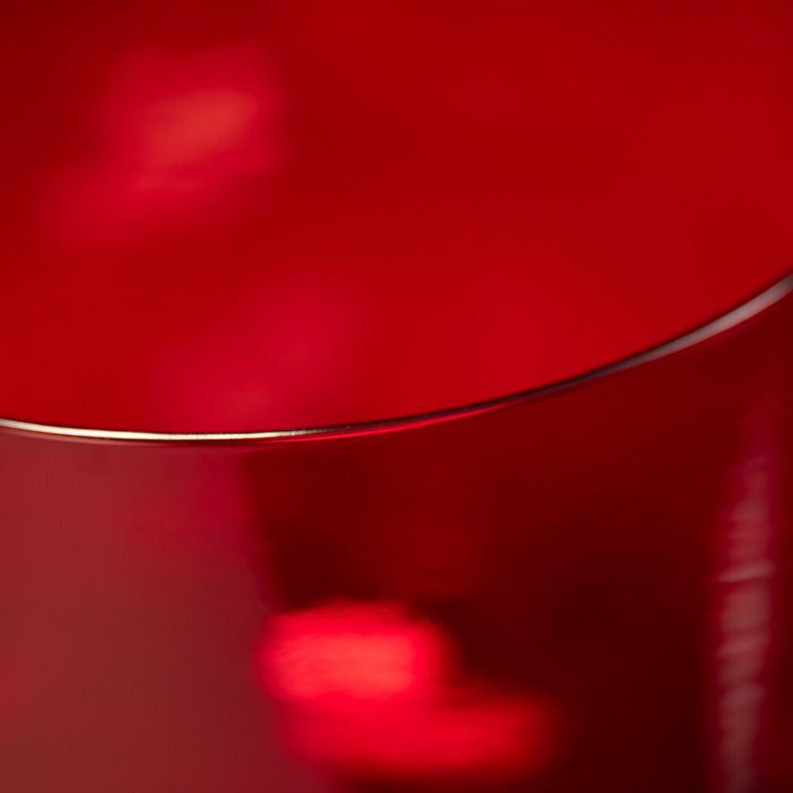 Crystal bowl close up 